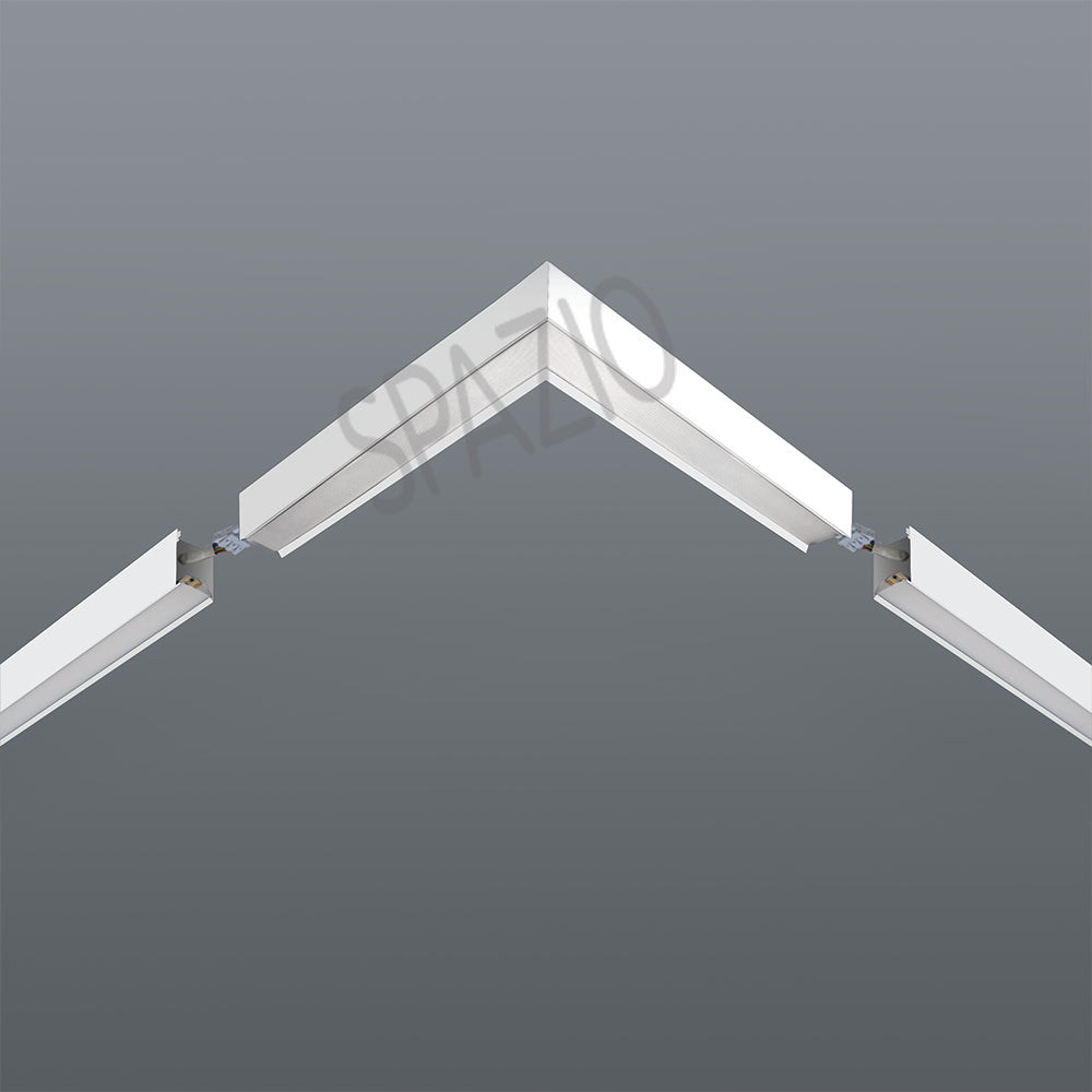 S-SYSTEM LINEAR <br> 90° CORNER JOINT - WHITE
