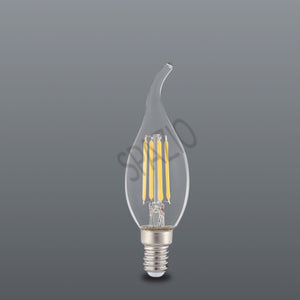 C37 FLAME LED FILAMENT <br> CLEAR